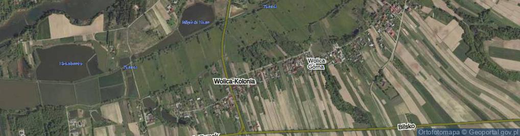 Zdjęcie satelitarne Wolica-Kolonia ul.